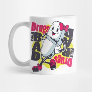 Drugs bad T-shirt Mug